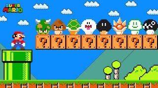 Super Mario Bros. but there are MORE Custom Mushroom All Enemies!