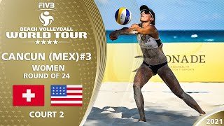 Heidrich/Vergé-Dépré vs. Stockman/Kolinske - Women's R24 | Full Match | 4* Cancun 2021 #3