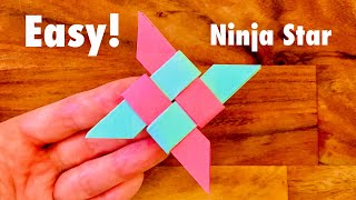 Easy Sticky Note Origami Ninja Star