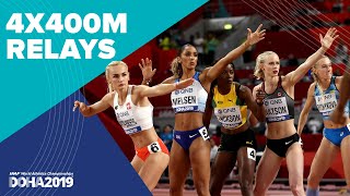 Men's and Women's 4x400m Relay Finals | World Athletics Championships Doha 2019
