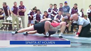 2/1/18 - Wrestling - Sparta 12, Holmen 56