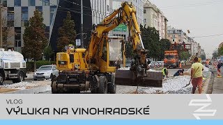 Výluka na Vinohradské | REPORTÁŽ