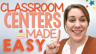 How to Set Up Centers in a Special Ed Classroom