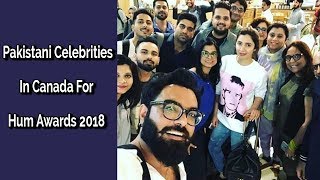 Pakistani Celebrities In Canada For Hum Awards 2018 | Celeb Tribe | Desi Tv | TB2