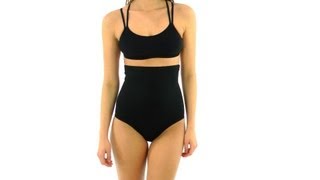 Magicsuit by Miraclesuit Solid High Waisted Brief | SwimOutlet.com