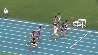 2015東京都高校新人陸上100ｍ決勝