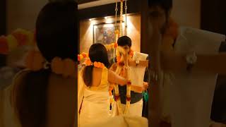 Vidit and her fiance Nidhi traditional rituals at Vishy's House #chess