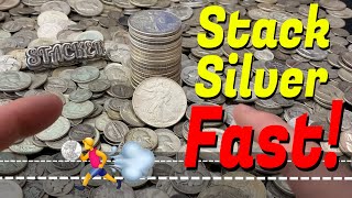 How To Stack Silver FAST!