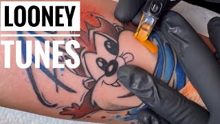 Tasmanian Devil Tattoo | Time lapse