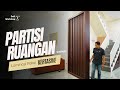 Bikin Sendiri Partisi Ruangan Geser Menggunakan Kertasive - DIY Swing Room Partition