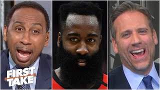 'You're so disrespectful to James Harden!' - Stephen A. blasts Max Kellerman | First Take