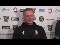 watch dean keates’ first wrexham afc press day