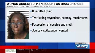 One person arrested, one still on the loose following Scott County drug bust