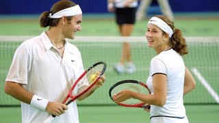 The Day Federer and His Wife Mirka Played Doubles Together (Beginning of a Great Love Story)
