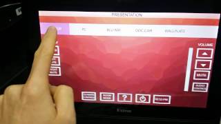 Extron touch panel - better layout