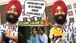 Reaction on Legend Gulam Ali | Pta laga Menu hundi ki Judaai | Punjabi Singer Copied | PunjabiReel