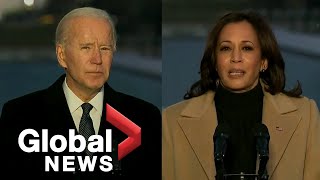 Biden, Harris honour COVID-19 victims at ceremony on eve of inauguration | FULL
