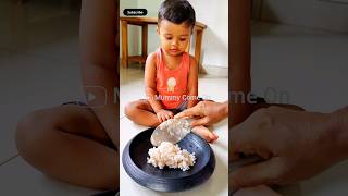 കുഞ്ഞാപ്പിക്ക് കുഞ്ഞ് ചട്ടി ചോറ് 😋 #viral #youtubeshorts