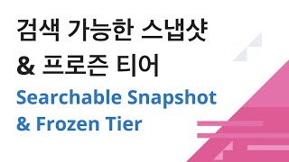 Searchable Snapshot & Frozen Tier