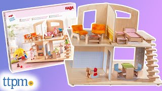 *Wooden Dollhouse!* - Little Friends Town Villa from HABA Review 2021 | TTPM Toy Reviews