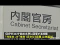 ＧＤＰがコロナ前に回復する時期「今年中」→「来年１～３月期」に先延ばし 政府