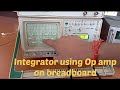 Integrator using op amp  741 IC #Knowledgeandeducationbox