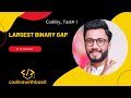 Codility_ Task Number 1 - Largest Binary Gap with JavaScript