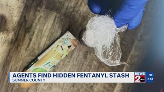 Sumner County, TN agents find hidden fentanyl stash
