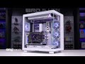 「BRO」4K PC BUILD NZXT H9 Flow Full White With 14900K.恩杰NZXT H9 FLOW双侧透白色 #pcbuild #nzxt