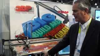 #CES2015: 3DP Unlimited's large format 3D printer