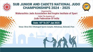 DAY 2 MAT -2 : CADETS NATIONAL JUDO CHAMPIONSHIPS (PUNE ) 2024 - 2025