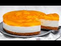 Cheesecake alle pesche SENZA COTTURA! Una vera delizia, non sto esagerando!| Cookrate - Italia