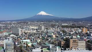 【ドローン空撮映像】秘蔵映像 街から臨む富士山Ⅱ　静岡県富士宮市／富士市　Drone Movie_Mt.Fuji In Japan_March 2021