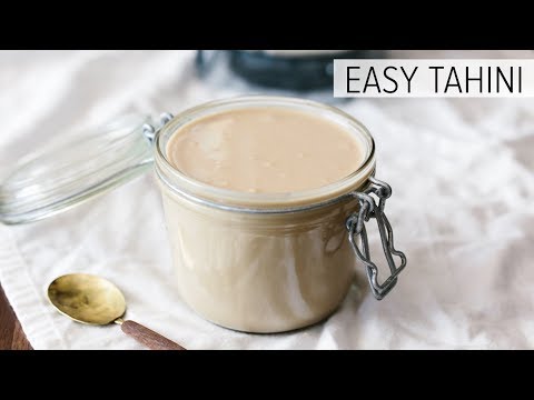 EASY TAHINI (SUPER CREAMY) | the best tahini recipe EASY TAHINI (SUPER CREAMY) | the best tahini recipe