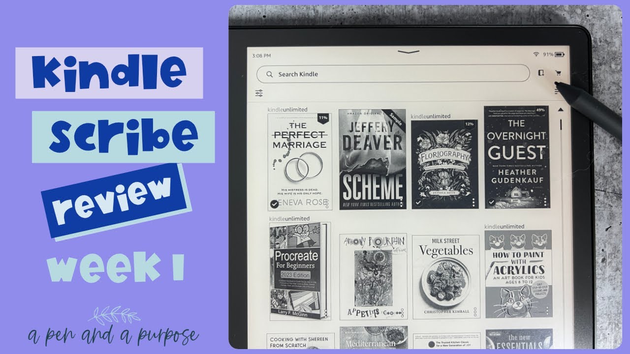 Kindle Scribe Review 1 Week In - YouTube