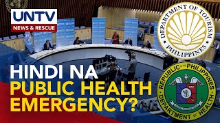 Pagtatapos ng COVID-19 bilang global health emergency, welcome sa DOH, DOT
