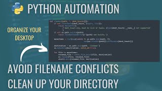 Python Automation: Clean Up Your Files and Avoid Duplicate Names | Tamil | iCoding