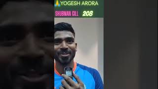shubman gill double century 208 one day cricket team India#DailyMotivationYourself#128#viral #shorts