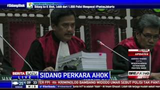 Suasana Ruang Sidang Keenam Ahok Sesaat Sebelum Dimulai