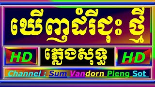 ឃើញដំរីជុះ ភ្លេងសុទ្ធ ចង្វាក់អកកេះបុក see elephant in toilet cambodia karaoke cover new version