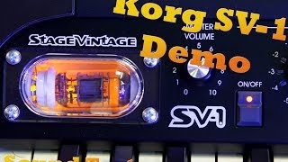 Korg SV-1 Sound Demo's - High Quality Audio | PMTVUK