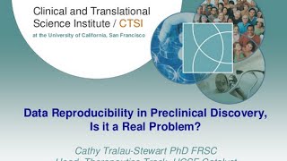 Data Reproducibility in Preclinical Discovery Is it a Real Problem? HD