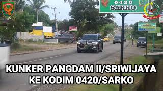 Kunker Pangdam II/Swj Ke Kodim 0420/Sarko