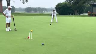 Amazing croquet shot by Tanner Rice - 2022