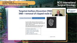 NCIS ISOS 2021 - Axillary Surgery for Breast Cancer: The Next Decade