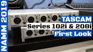 NAMM 2019: TASCAM Series 102i \u0026 208i Audio Interfaces | SYNTH ANATOMY