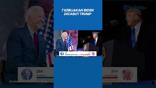 Sederet Kebijakan Biden Dicabut Trump setelah Resmi Jabat Presiden AS