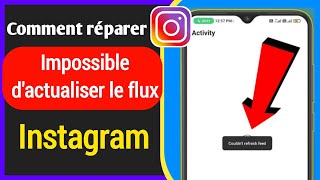 Comment réparer n'a pas pu actualiser le flux Eroor sur Instagram | impossible d'actualiser le flux