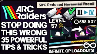 Arc Raiders - Stop Making These Mistakes - 35 POWERFUL Tips to Survive Every Raid & Progress Fast!