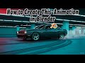 Car Drift Animation Tutorial | Blender